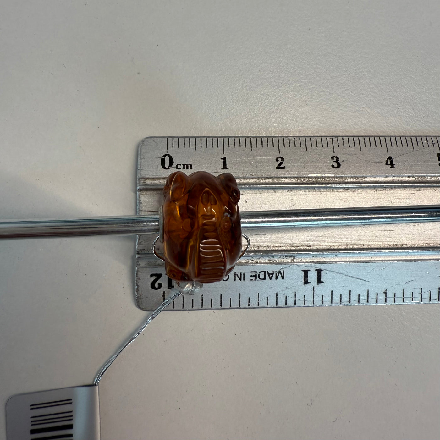 Išraižytas gintaras nr. 9, L dydis