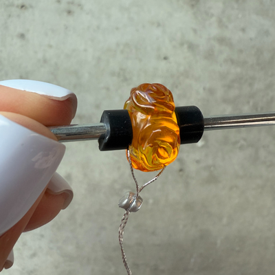 Išraižytas gintaras nr. 3, M dydis