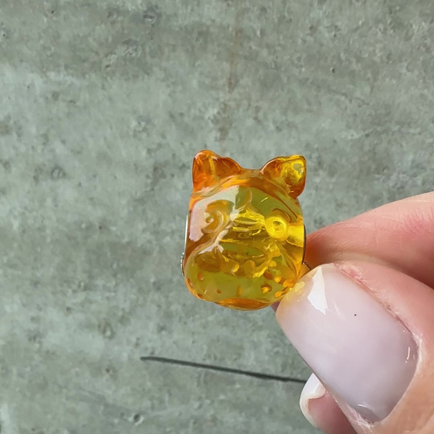 Išraižytas gintaras nr. 8, L dydis