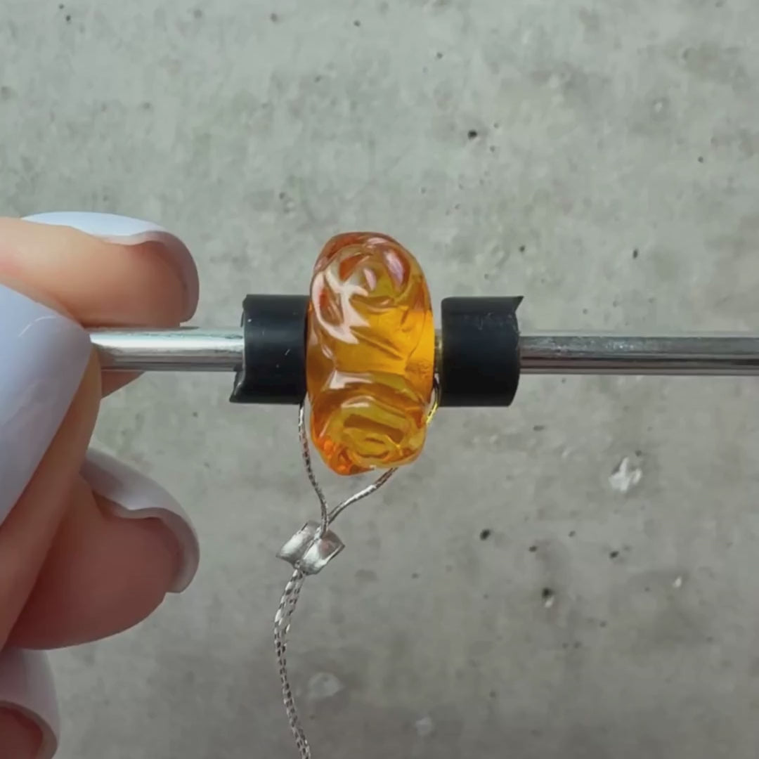 Išraižytas gintaras nr. 3, M dydis